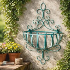 Suporte Jardineira Vasos Flores Suspenso Ferro Jardim