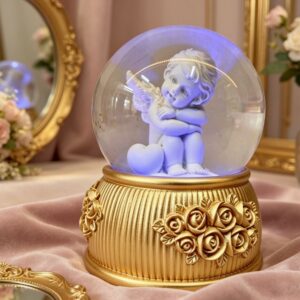 Abajur Santo Anjo Da Guarda Muda De Cor Anjinho