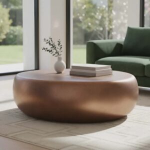 Mesa De Centro Em Formato De Pedra Grande - Casa- Jardim