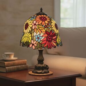 Luminária Abajur Turco Mosaico Colorido Decor 70cm Luxo