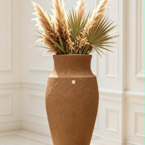Vaso Em Fibra De Vidro Grande Luxo Decorativo Ellis Jardim